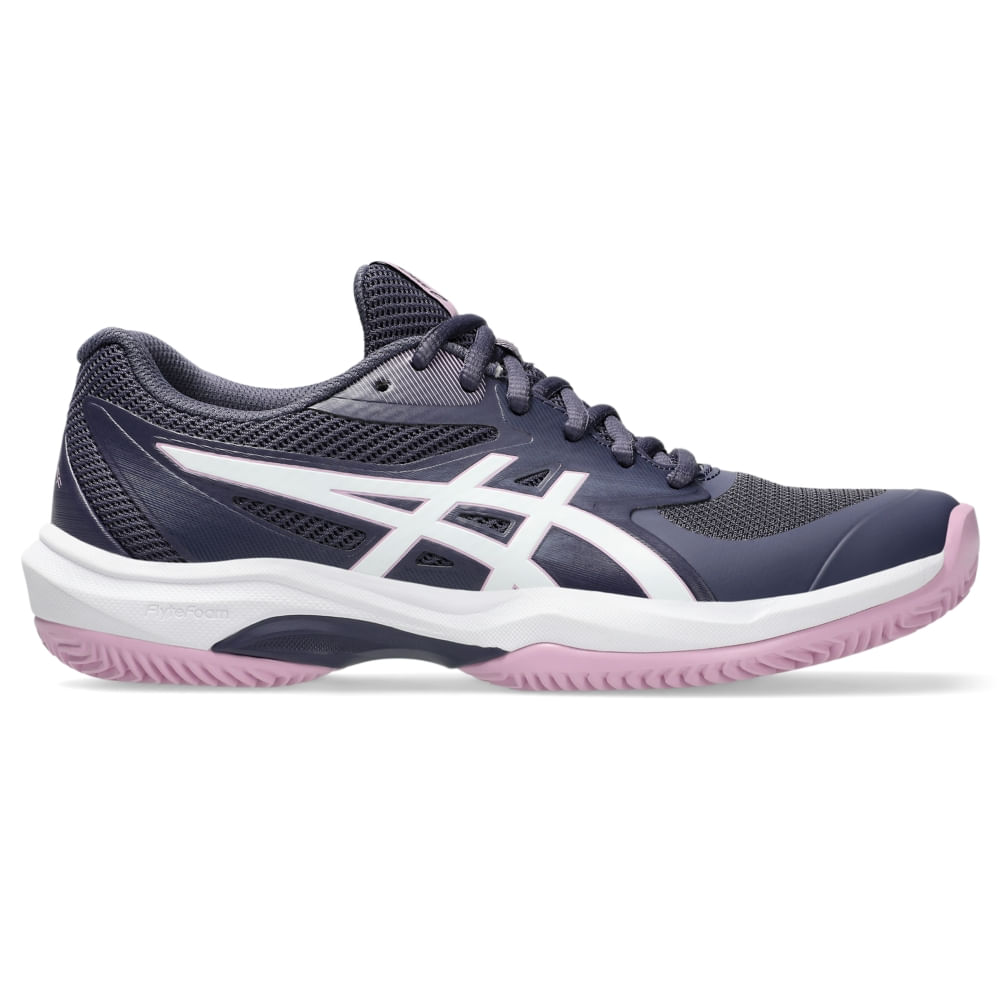 Tênis ASICS Game Ff Saibro/Oc - Feminino - Azul/Branco