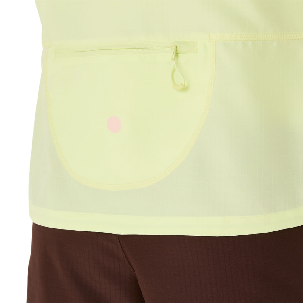 Jaqueta ASICS Nagino Run Adjustable - Feminino - Amarelo - tam: PP — foto 6