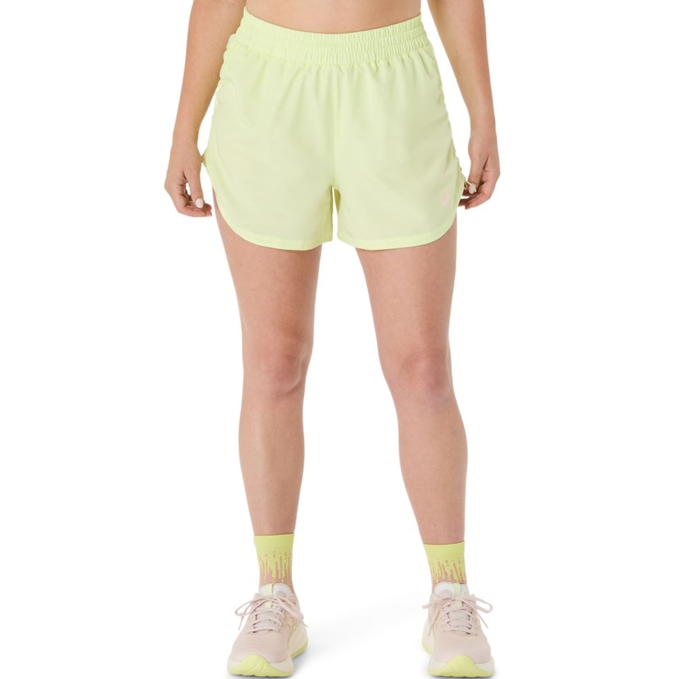 Shorts Asics Nagino Run Adjustable 4in  - Feminino - Amarelo