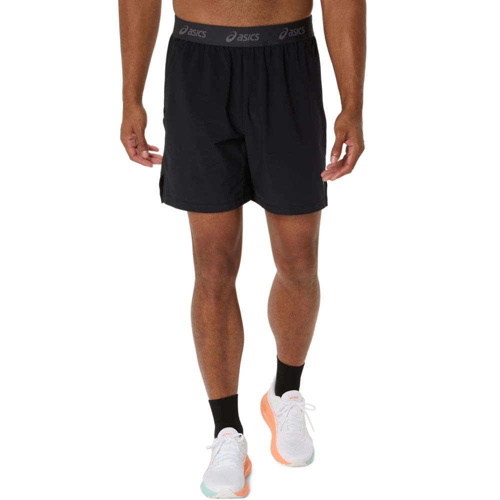 Shorts ASICS Actibreeze Woven 7In - Masculino - Preto - tam: PP