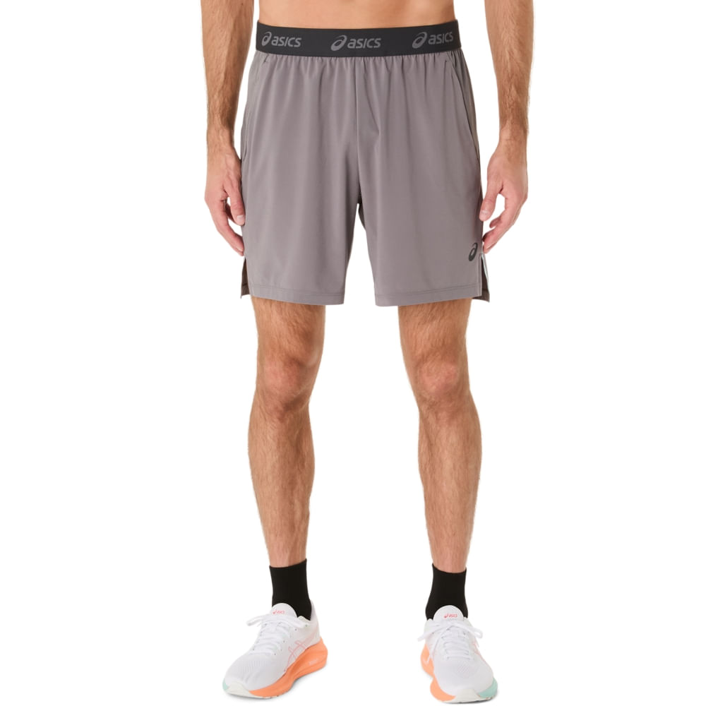 Shorts ASICS Actibreeze Woven 7In – Masculino – Cinza