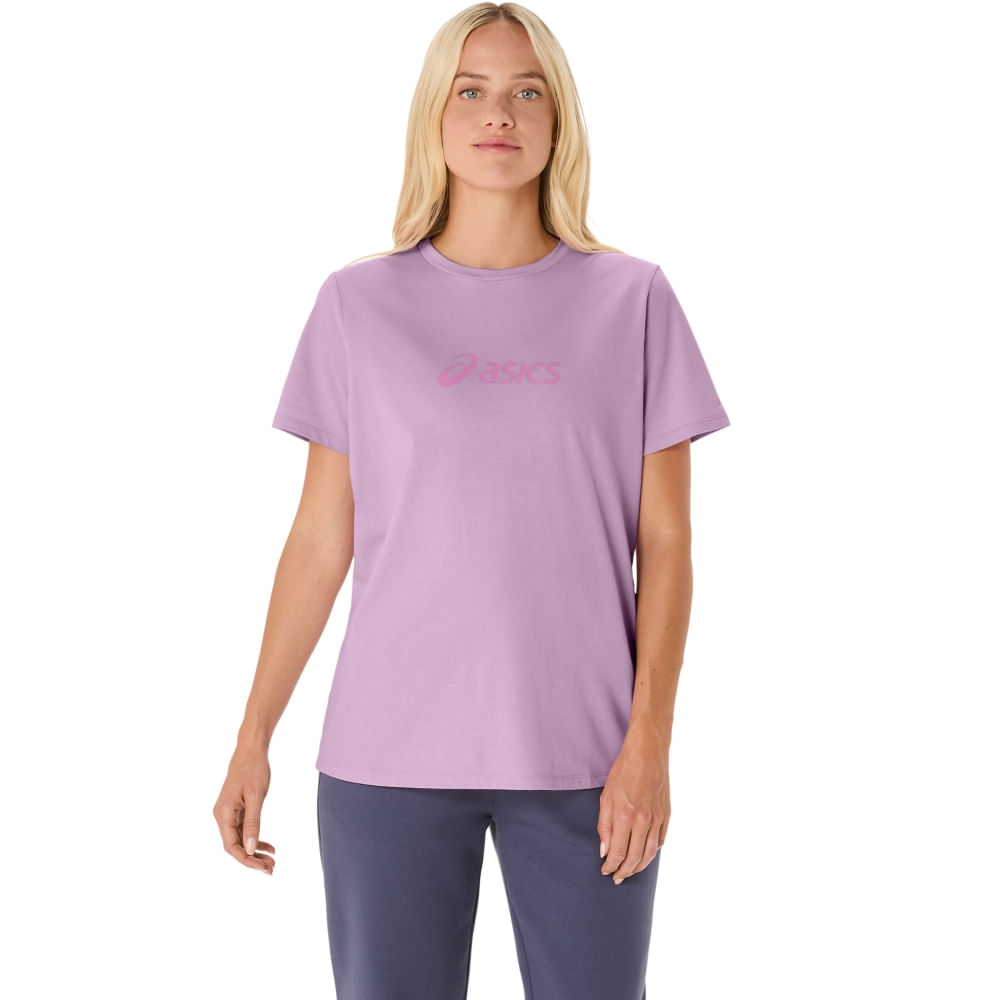 Camiseta ASICS Training Core Logo - Feminino - Roxo - tam: PP