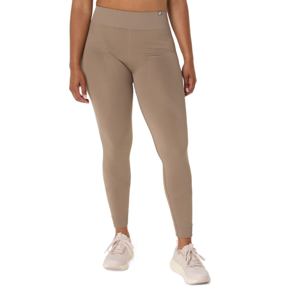 Calça ASICS Legging Nagino Flex Seamless - Feminino - Marrom - tam: GG