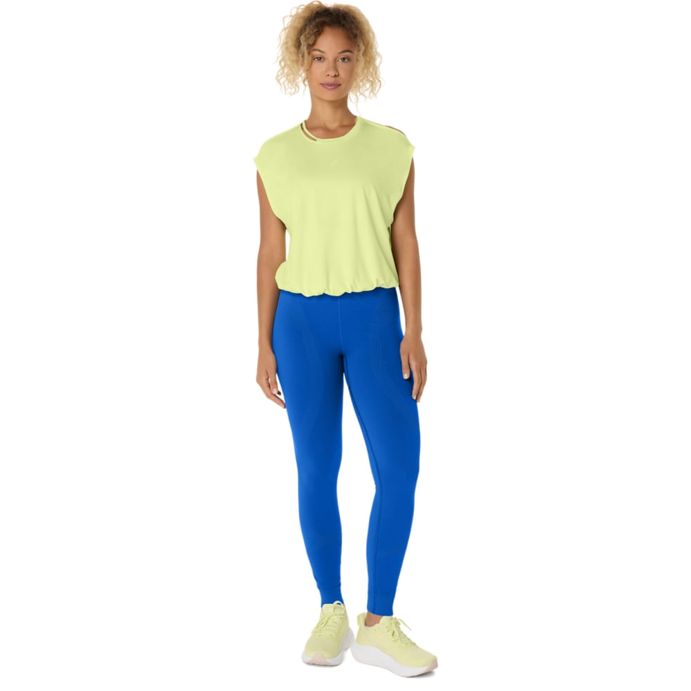 Regata ASICS Nagino Flex - Feminino - Amarelo - tam: G — foto 7