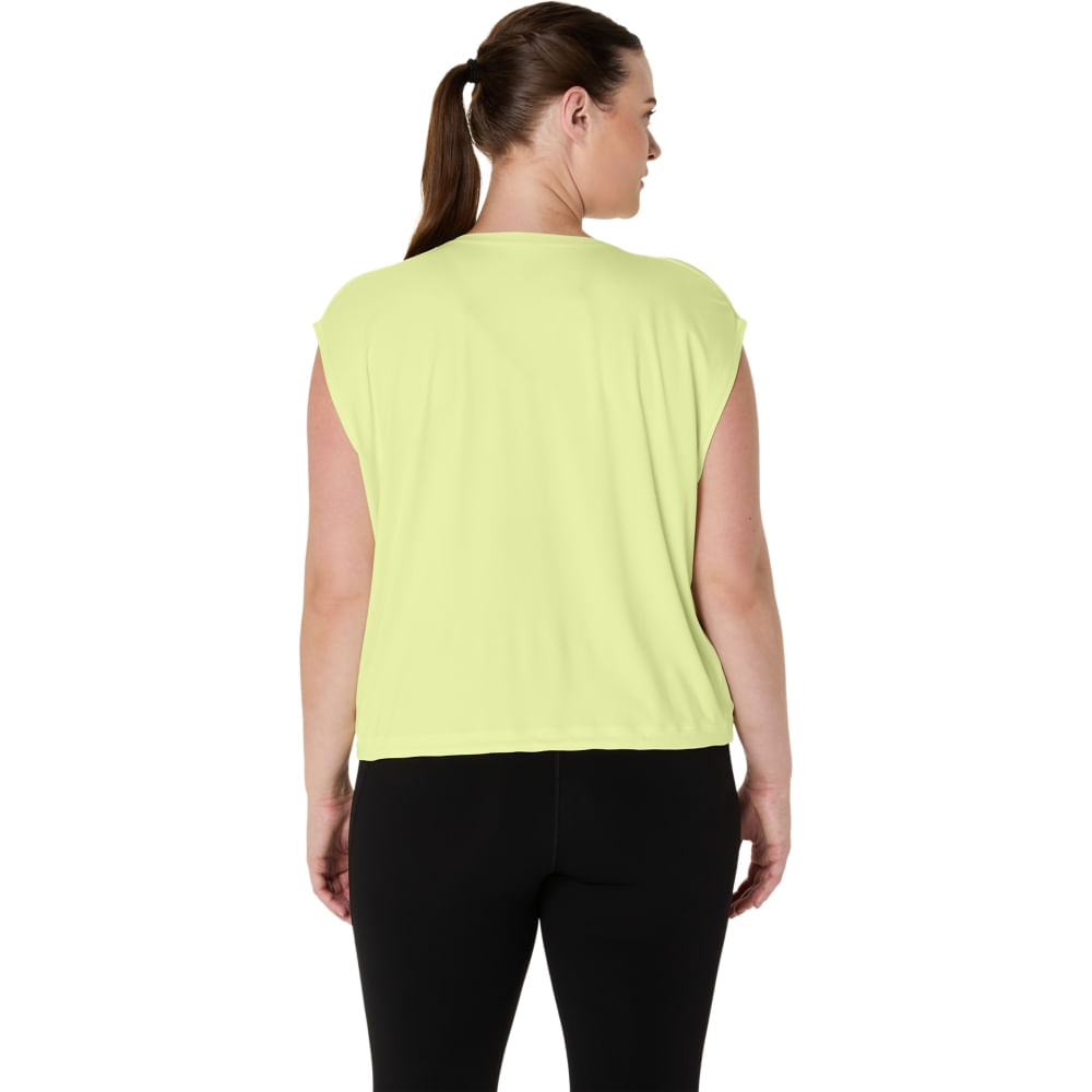 Regata ASICS Nagino Flex - Feminino - Amarelo - tam: G — foto 9