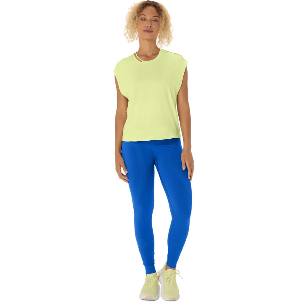 Regata ASICS Nagino Flex - Feminino - Amarelo - tam: G — foto 11