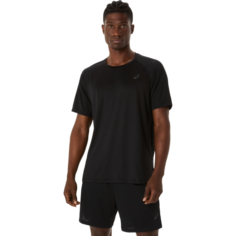 Camiseta ASICS Actibreeze Vented Mesh - Masculino - Preto - tam: M