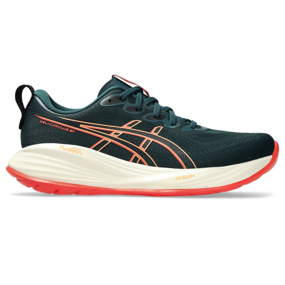Tênis ASICS GEL-Cumulus 27 - Masculino - Verde/Rosa - tam: 41 Menor preço em Tênis ASICS GEL-Cumulus 27 - Masculino - Verde/Rosa - tam: 41