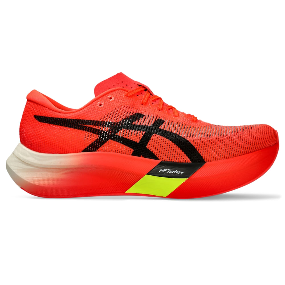Tênis ASICS Metaspeed Sky Paris - Unissex - Laranja/Preto - tam: 39