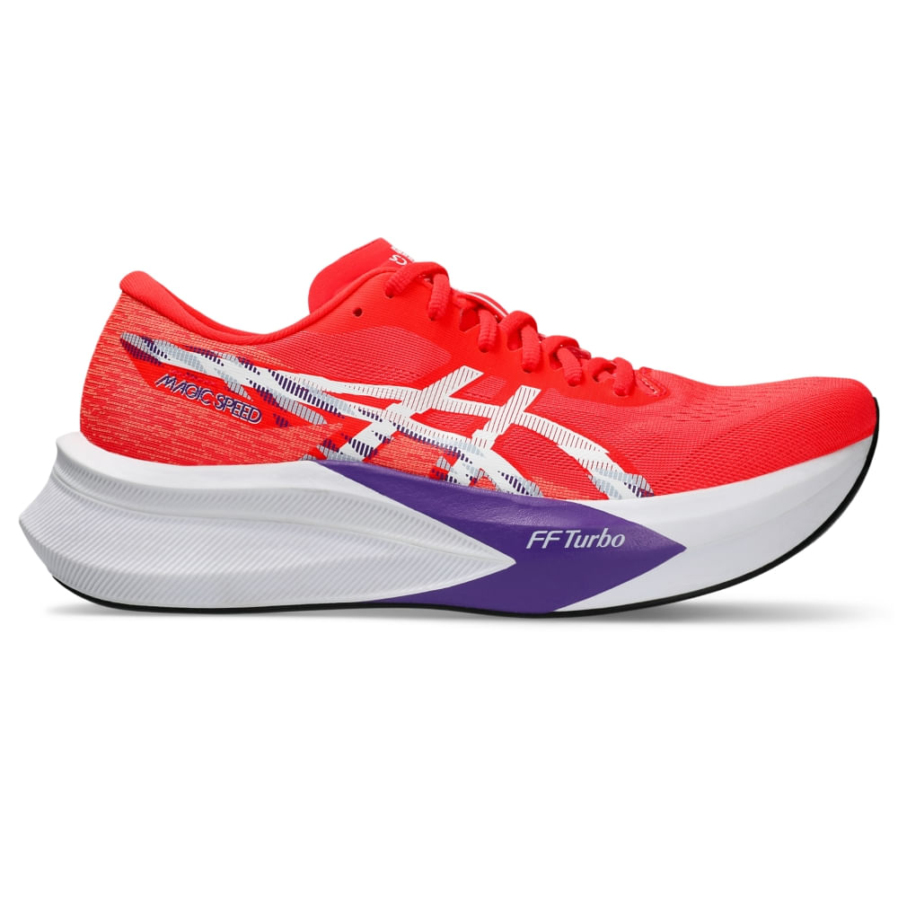 Tênis ASICS Magic Speed 4 - Masculino - Vermelho/Branco - tam: 47