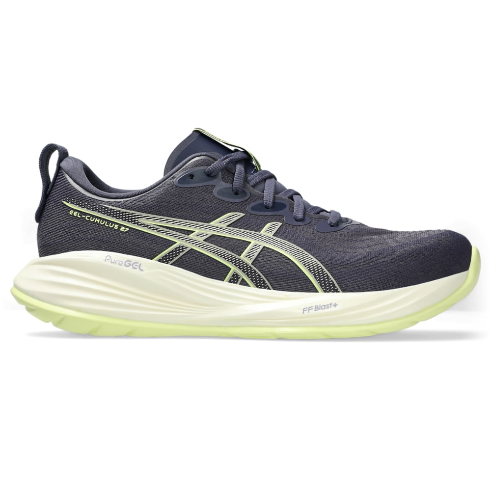 Tênis ASICS GEL-Cumulus 27 - Masculino - Azul/Amarelo - tam: 41 Menor preço em Tênis ASICS GEL-Cumulus 27 - Masculino - Azul/Amarelo - tam: 41