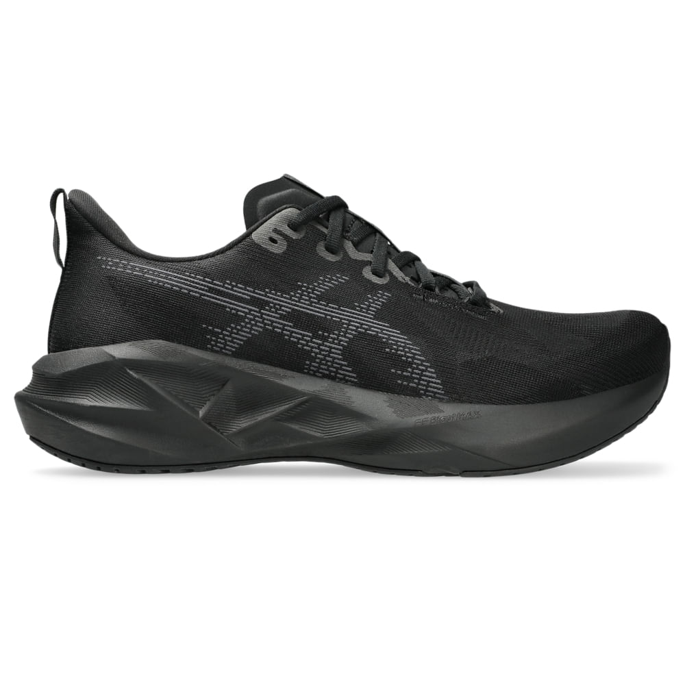 【名入れ無料】 Tênis ASICS Novablast 5 - Masculino - Preto/Cinza - ASICS Brasil スパイク・シューズ