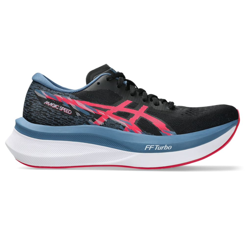 Tênis ASICS Magic Speed 4 – Feminino – Preto/Azul