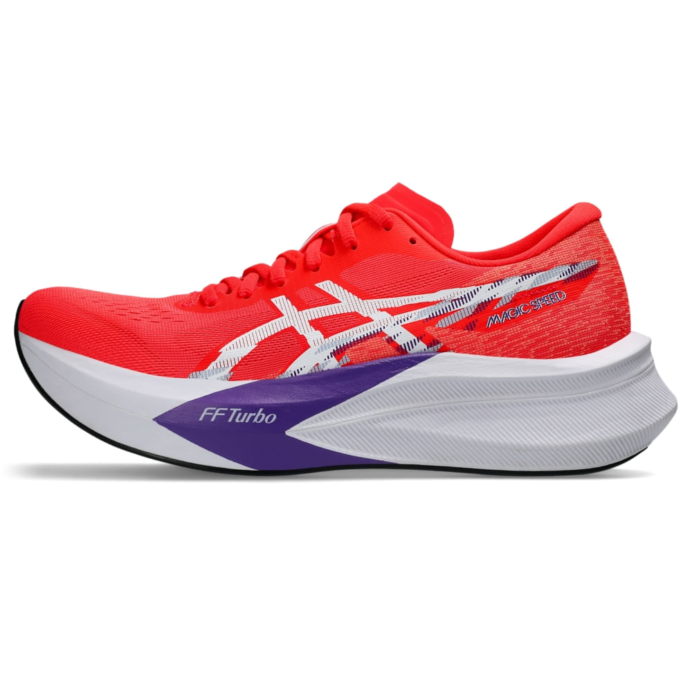 Tênis ASICS Magic Speed 4 - Feminino - Vermelho/Branco - tam: 37.5 — foto 7