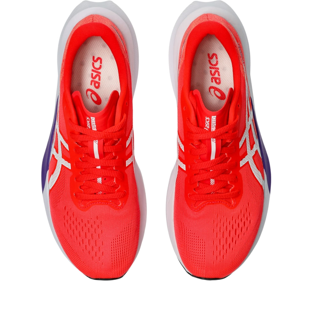 Tênis ASICS Magic Speed 4 - Feminino - Vermelho/Branco - tam: 39.5 — foto 6