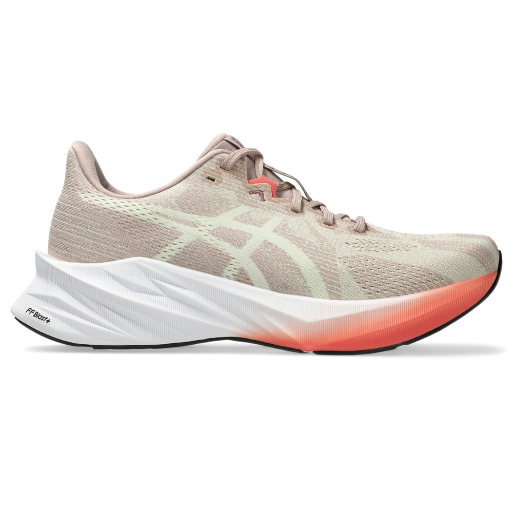 Tênis ASICS Dynablast 5 – Feminino – Rosa/Verde