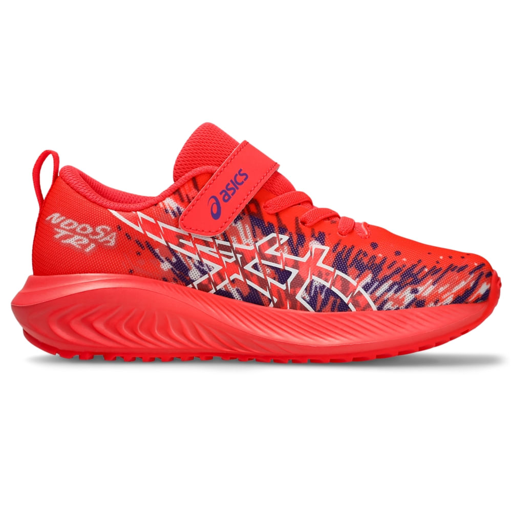 Tênis ASICS Pre Noosa Tri 16 PS - Infantil - Vermelho/Branco - tam: 29