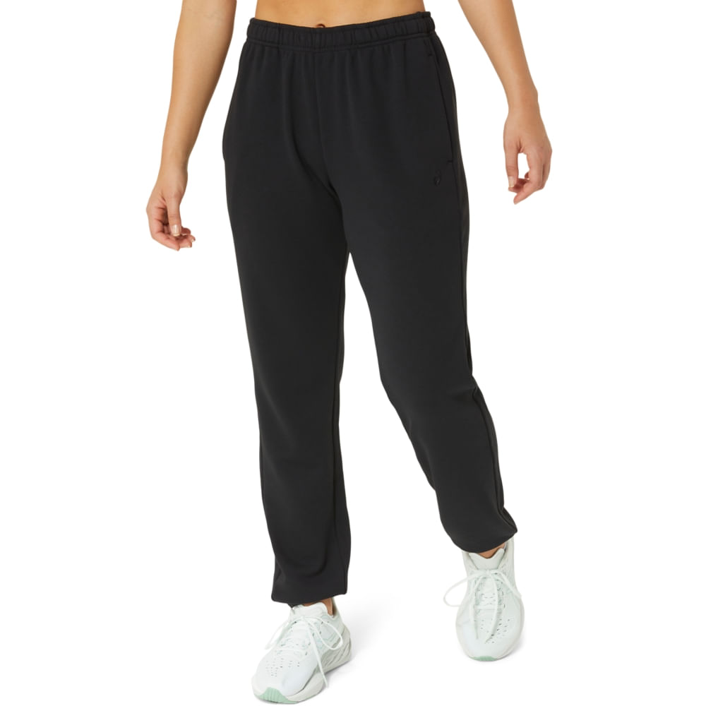 Calça ASICS French Terry - Feminino - Preto - tam: GG