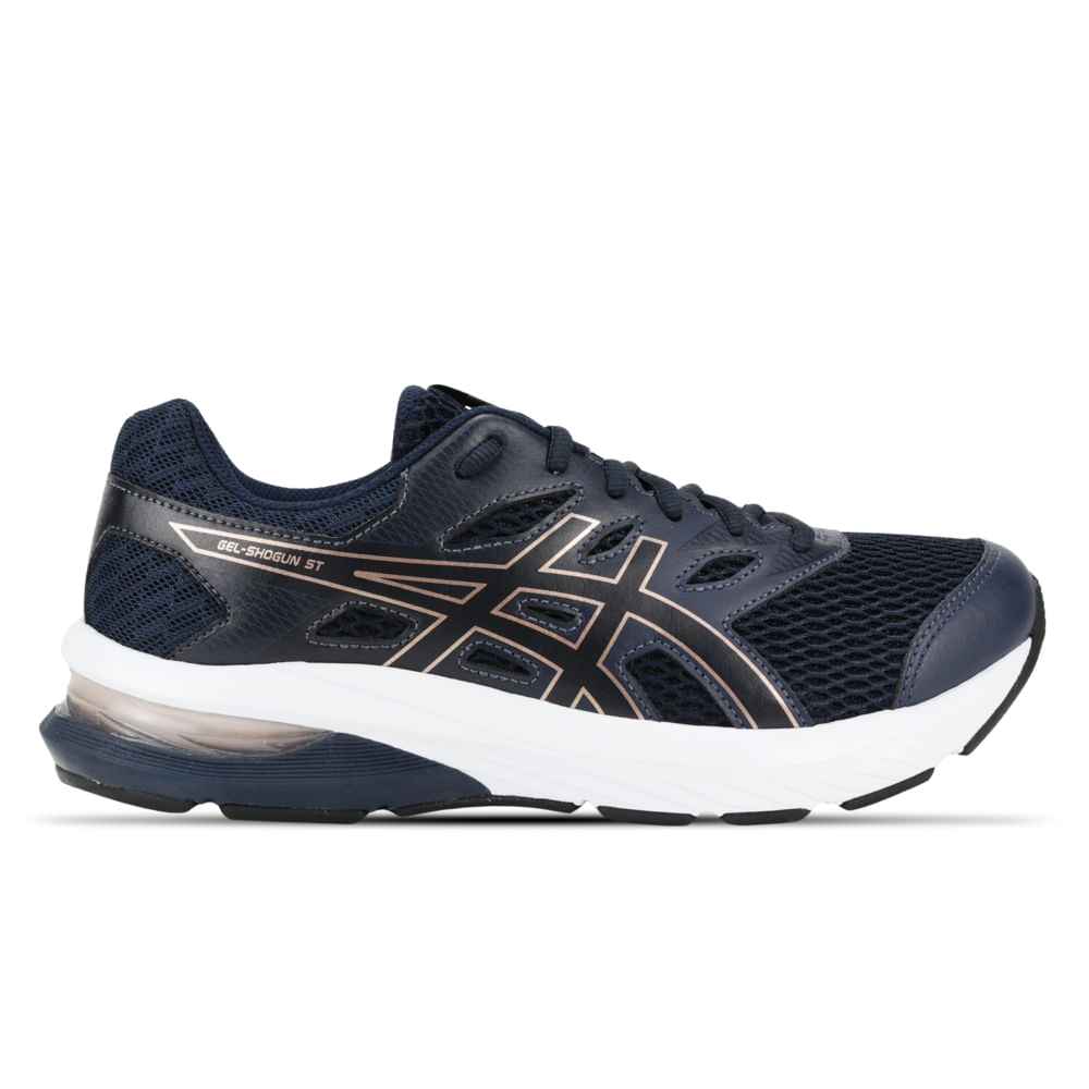 Tênis ASICS GEL-Shogun St - Feminino - Azul/Rosa