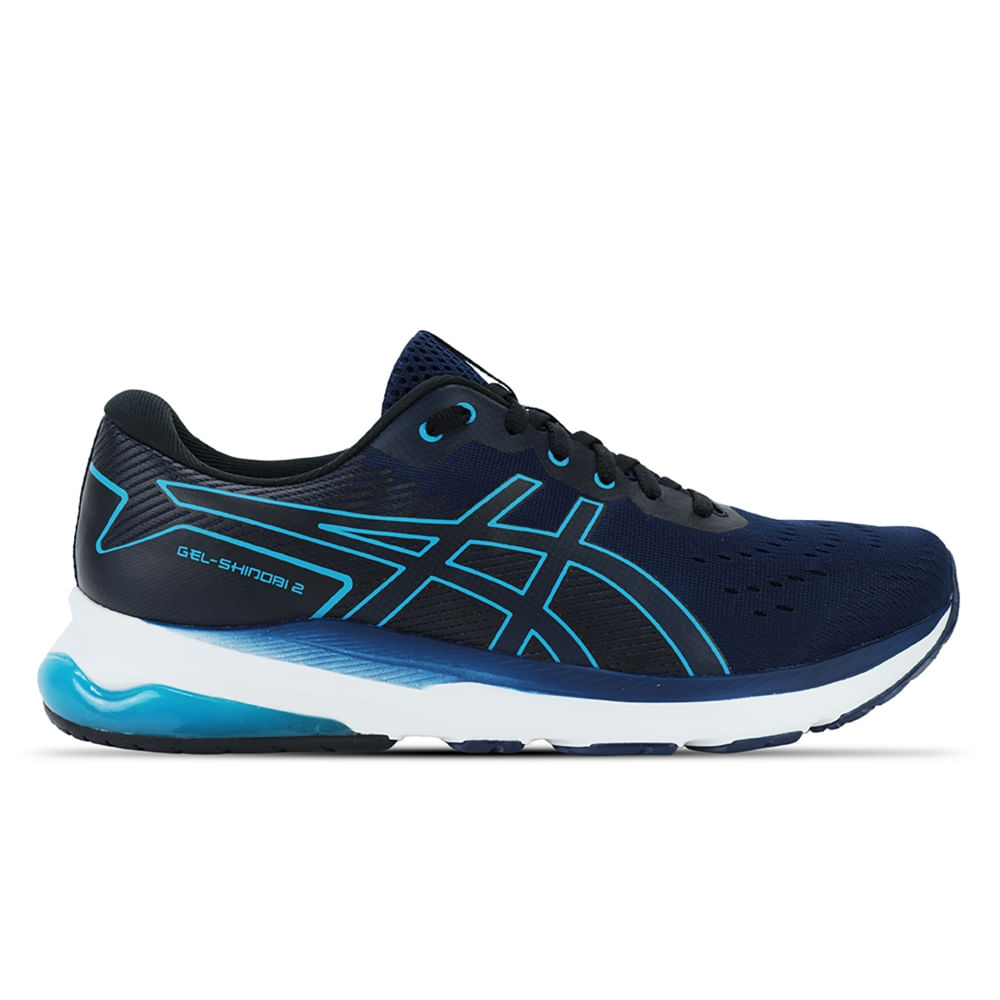 Tênis ASICS GEL-Shinobi 2 - Masculino - Azul/Azul
