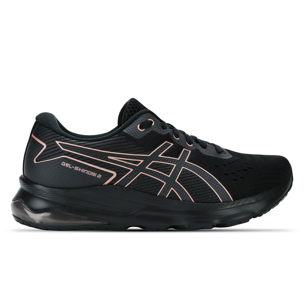 Tênis ASICS GEL-Shinobi 2 – Feminino – Preto/Rosa