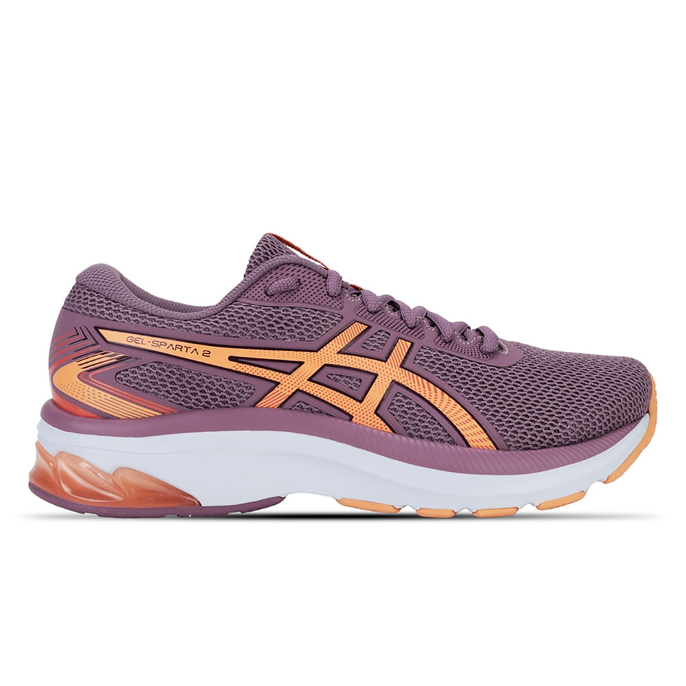 Tênis ASICS GEL-Sparta 2 - Feminino - Roxo/Laranja