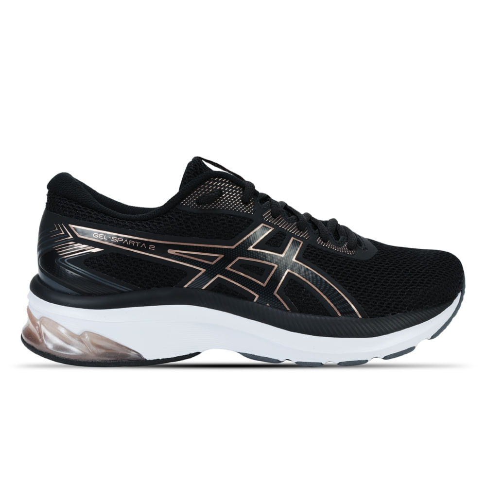Tênis ASICS GEL-Sparta 2 – Feminino – Preto/Rosa