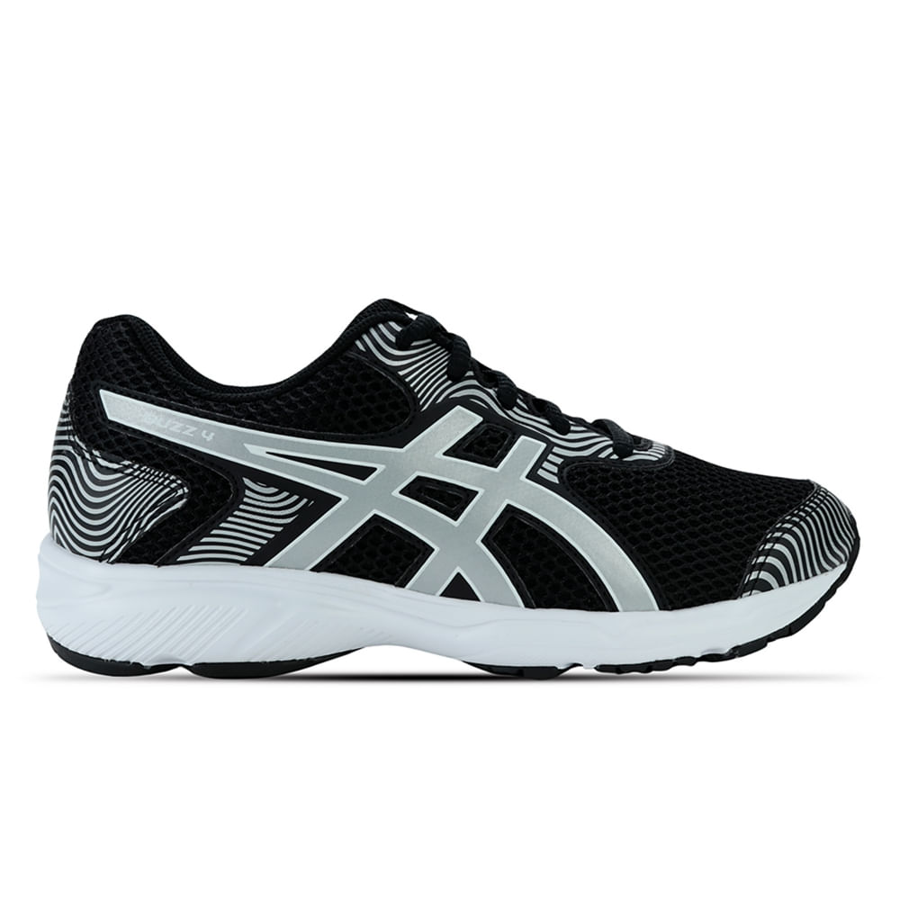 Tênis ASICS Buzz Infantil Preto/Branco ASICS Brasil