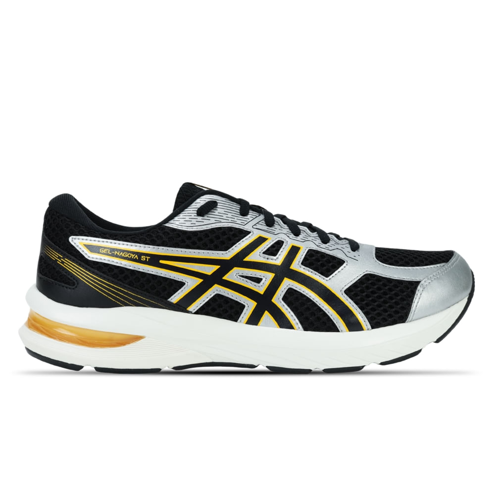 Tênis ASICS GEL-Nagoya St - Masculino - Preto/Amarelo