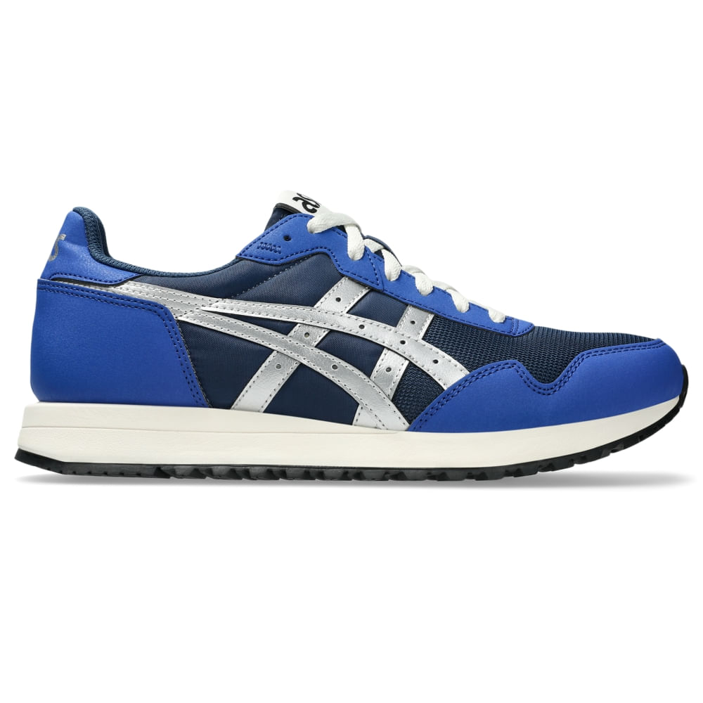 Tênis ASICS Tiger Runner - Unissex - Azul/Prata - tam: 40