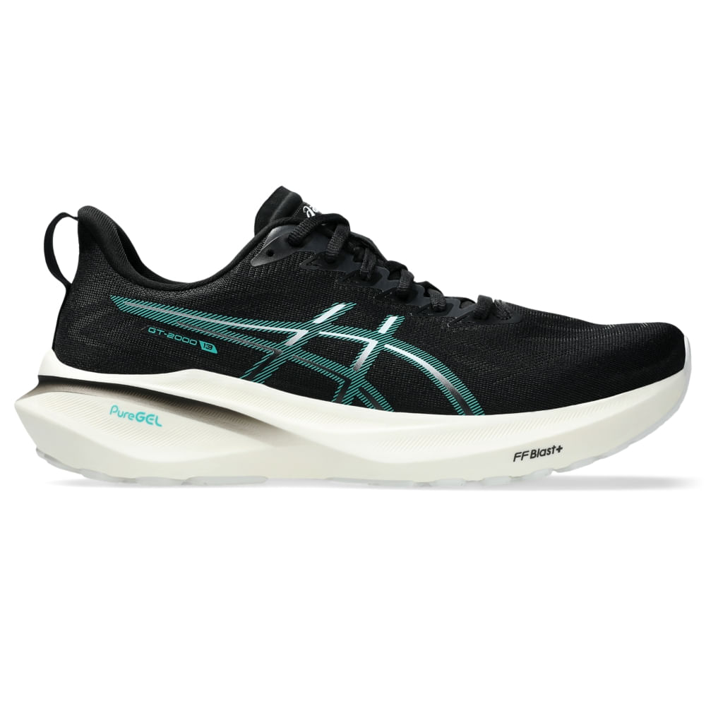 Tênis ASICS GT-2000 13 - Masculino - Preto/Verde - tam: 40 Menor preço em Tênis ASICS GT-2000 13 - Masculino - Preto/Verde - tam: 40