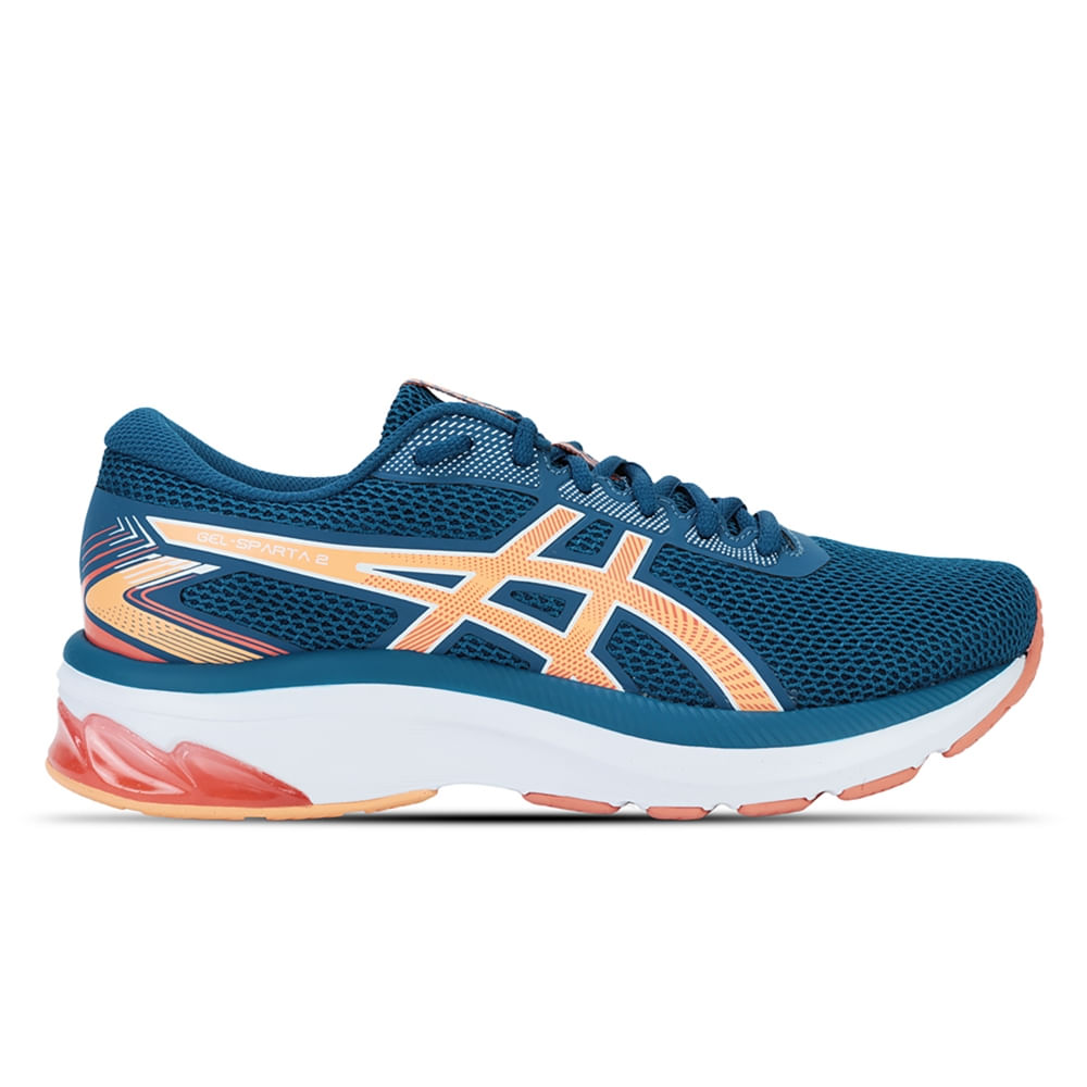Tênis ASICS GEL-Sparta 2 - Feminino - Azul/Laranja - tam: 34 Menor preço em Tênis ASICS GEL-Sparta 2 - Feminino - Azul/Laranja - tam: 34