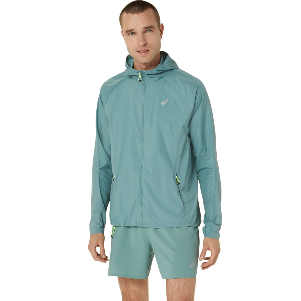 Jaqueta ASICS Road Packable – Masculino – Verde