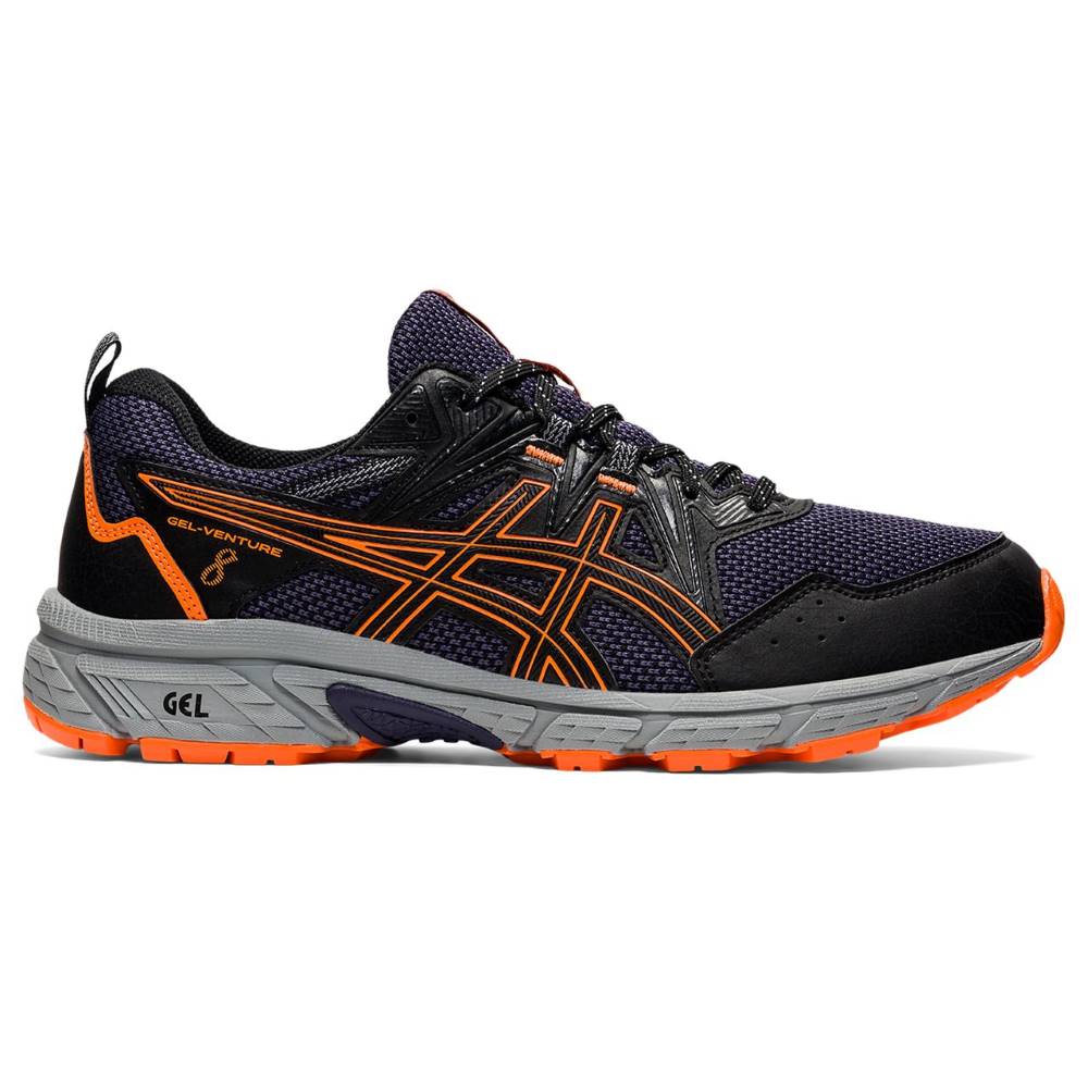 Tênis ASICS GEL-Venture 8 - Masculino - Preto e Roxo - Asics Brasil