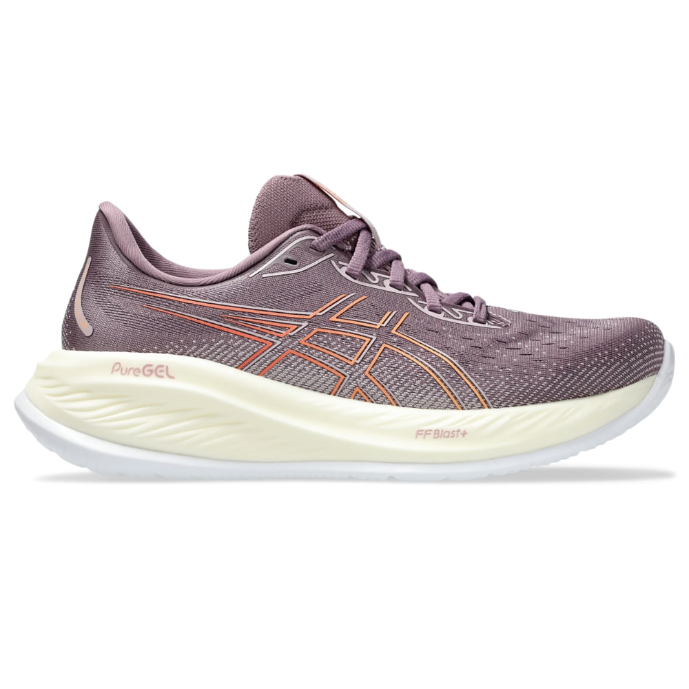 Tênis ASICS GEL-Cumulus 26 - Feminino - Roxo/Laranja - tam: 36 Menor preço em Tênis ASICS GEL-Cumulus 26 - Feminino - Roxo/Laranja - tam: 36