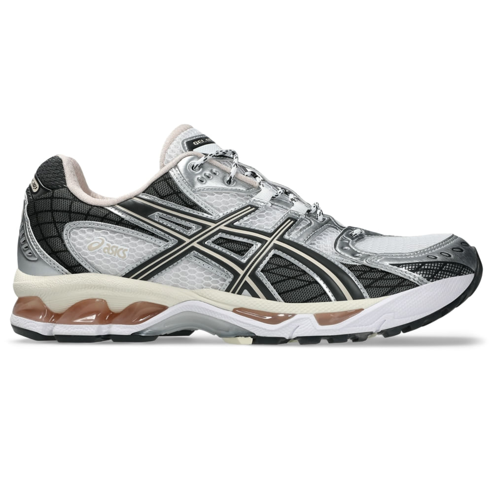 Tênis ASICS GEL-Nimbus 10.1 - Unissex - Branco/Cinza