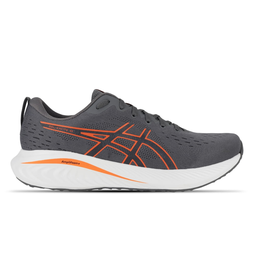 Tênis ASICS GEL-Excite 10 – Masculino – Cinza/Laranja