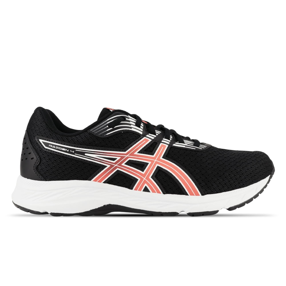 Tênis ASICS Raiden 4 – Masculino – Preto/Rosa