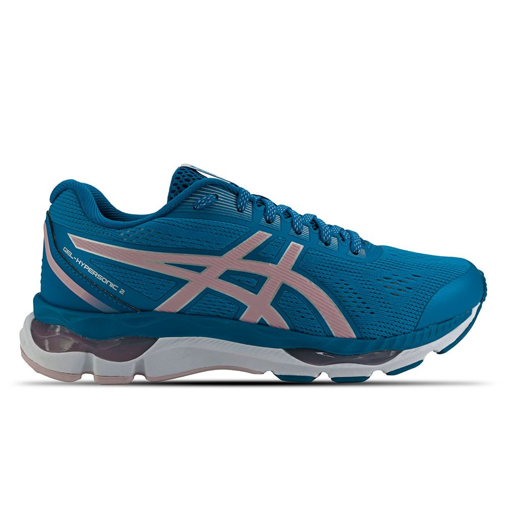 Tênis ASICS GEL-Hypersonic 2 - Feminino - Azul com Rosa - tam: 39 Menor preço em Tênis ASICS GEL-Hypersonic 2 - Feminino - Azul com Rosa - tam: 39