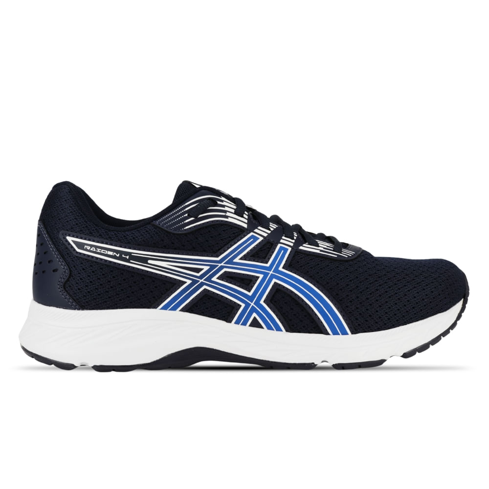 Tênis ASICS Raiden 4 – Masculino – Azul/Branco