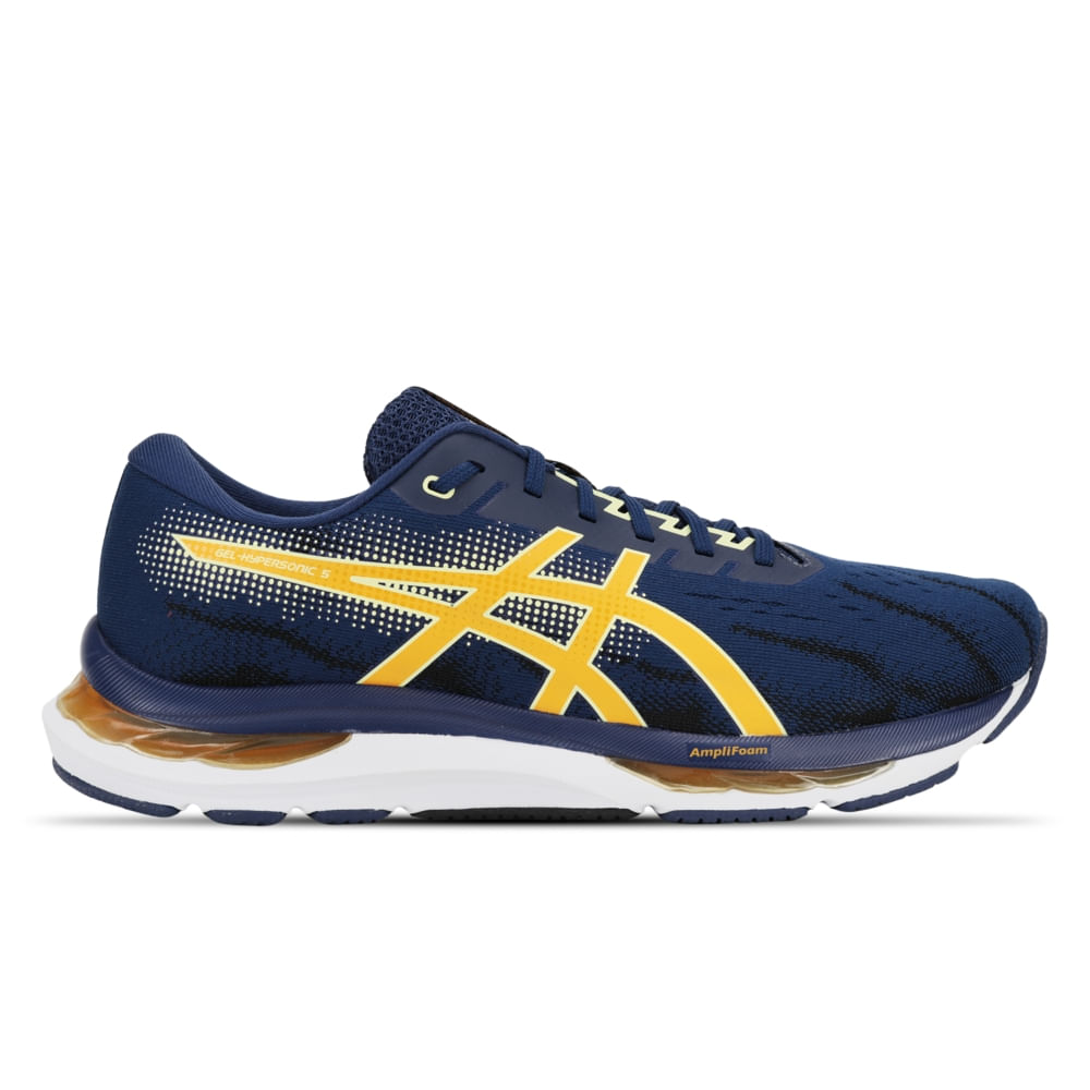 Tênis ASICS GEL-Hypersonic 5 – Masculino – Azul/Laranja