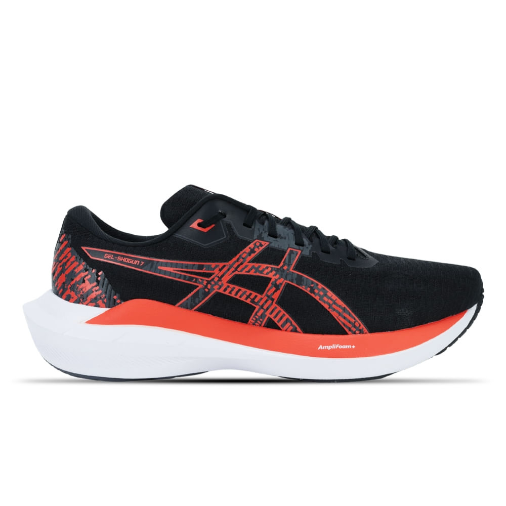 Tênis ASICS GEL-Shogun 7 - Masculino - Cinza/Laranja - ASICS Brasil