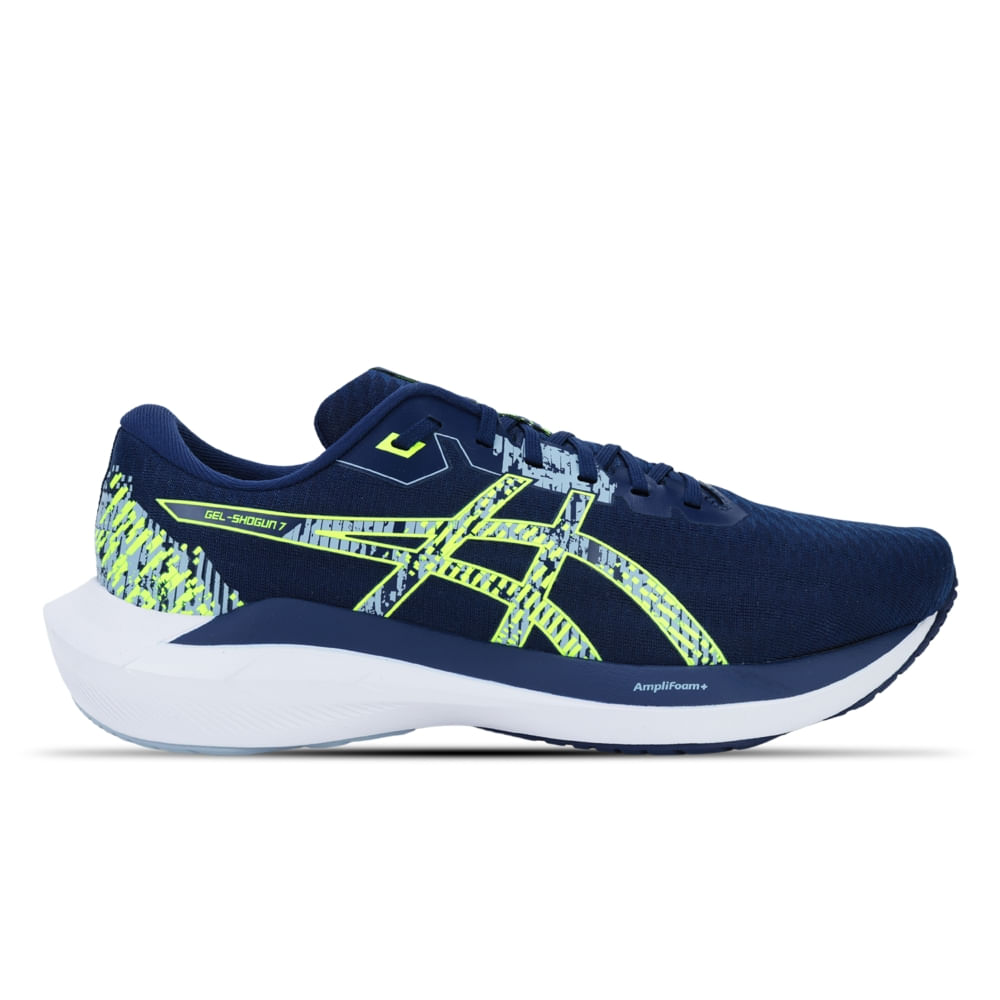 Tênis ASICS GEL-Shogun 7 – Masculino – Azul/Amarelo