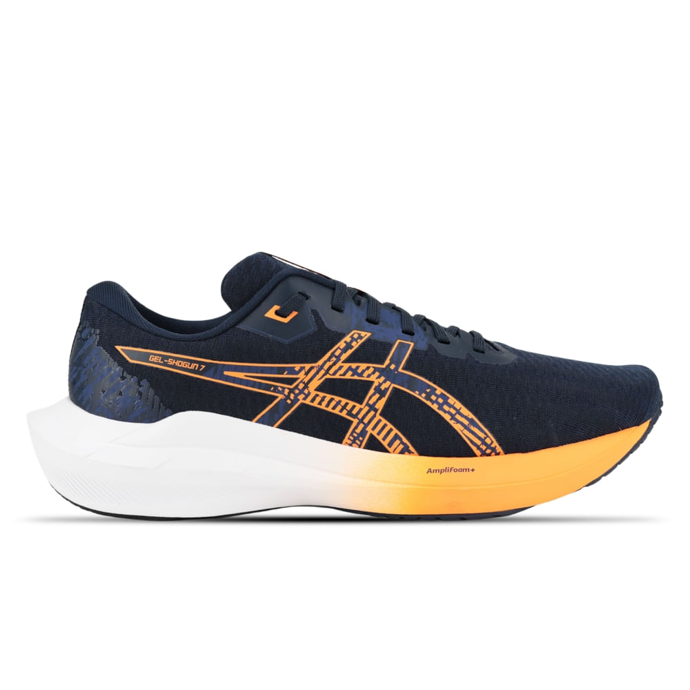 Tênis ASICS GEL-Shogun 7 – Masculino – Azul/Laranja
