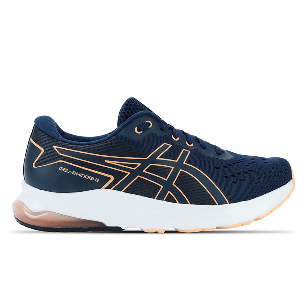 Tênis ASICS GEL-Shinobi 2 - Feminino - Azul/Laranja - tam: 37 Menor preço em Tênis ASICS GEL-Shinobi 2 - Feminino - Azul/Laranja - tam: 37