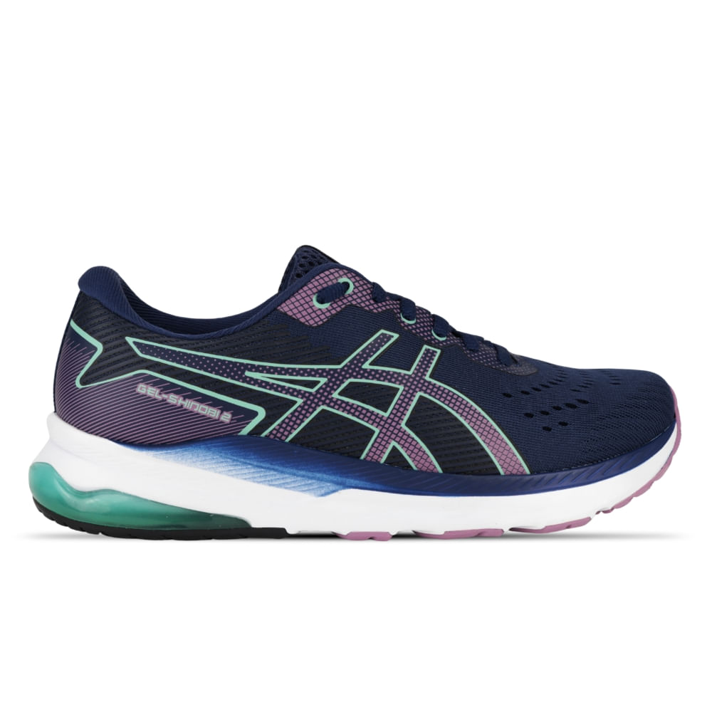 Tênis ASICS GEL-Shinobi 2 - Feminino - Azul/Verde - tam: 37 Menor preço em Tênis ASICS GEL-Shinobi 2 - Feminino - Azul/Verde - tam: 37