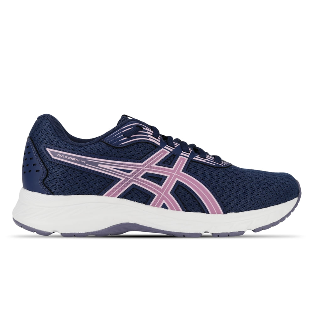 Tênis ASICS Raiden 4 – Feminino – Azul/Roxo