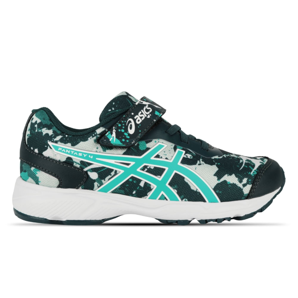Tênis ASICS Fantasy 4 – Infantil – Verde/Branco