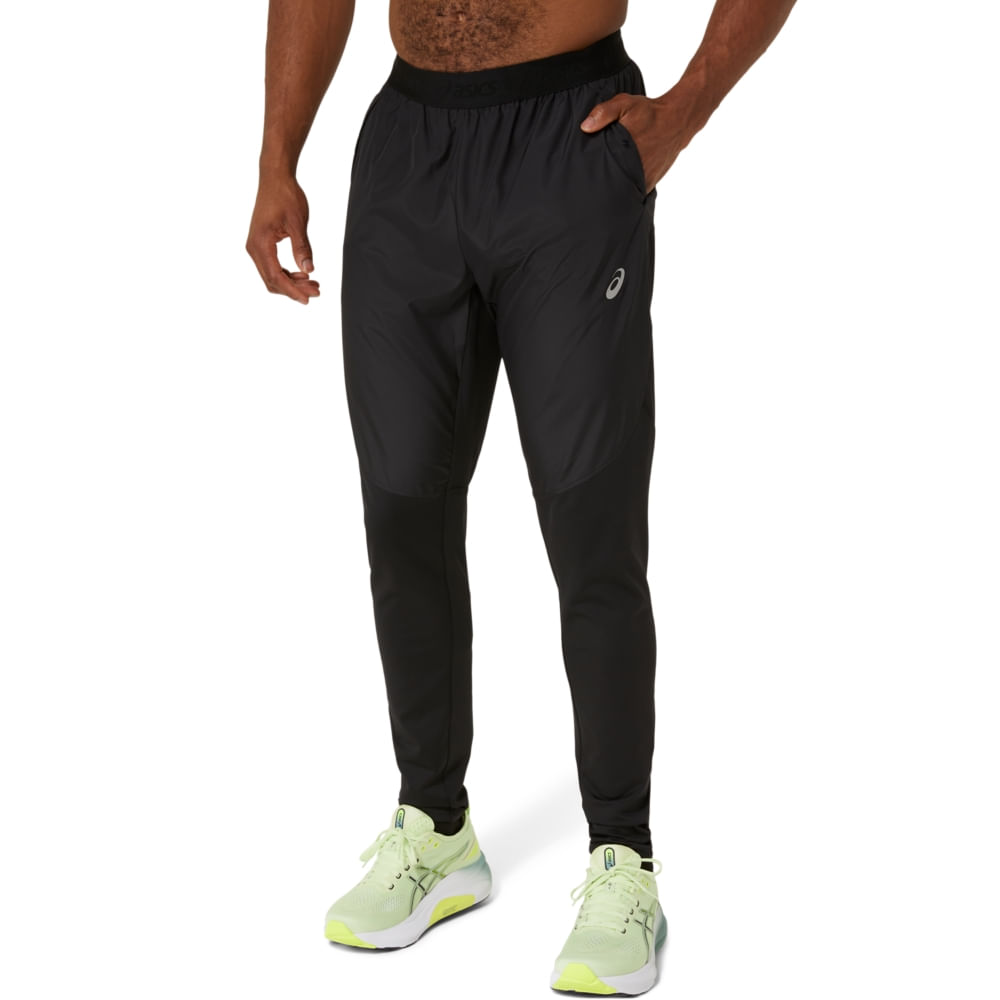 Calça ASICS Road - Masculino - Preto - tam: G