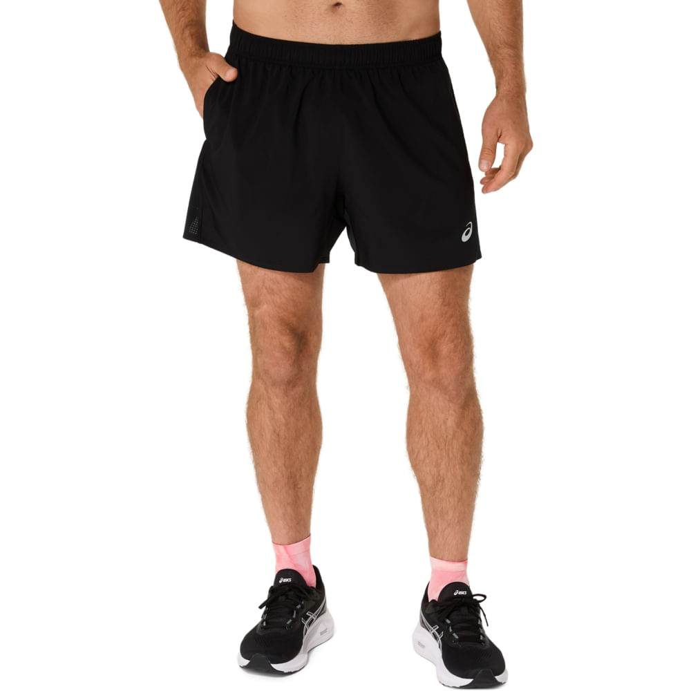 Shorts ASICS Silver 5In - Masculino - Preto - tam: P
